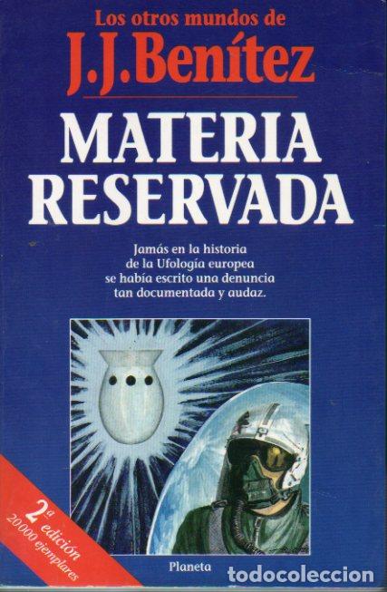 Libros: MATERIA RESERVADA. 2&ordf; edici&oacute;n. - Foto 1