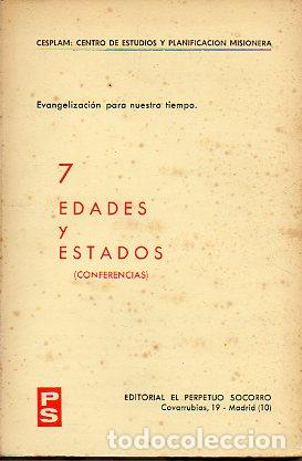 Libros: EVANGELIZACI&Oacute;N PARA NUESTRO TIEMPO. EDADES Y ESTADOS (CONFERENCIAS).