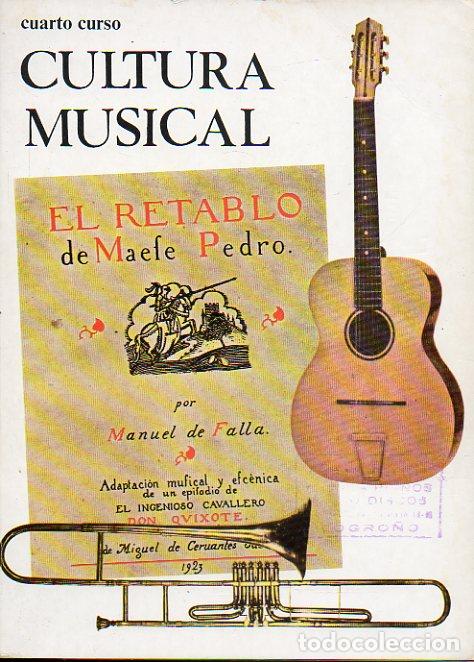 Libros: CULTURA MUSICAL. Cuarto Curso. - Foto 1