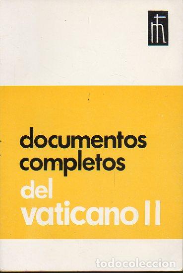 Libros: DOCUMENTOS COMPLETOS DEL VATICANO II. - Foto 1