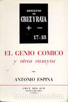 Libros: EL GENIO C&Oacute;MICO Y OTROS ENSAYOS. - Foto 1