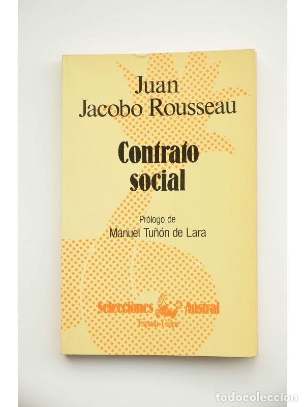 Libros: Contrato social - ROUSSEAU, Jean Jacques - Foto 1