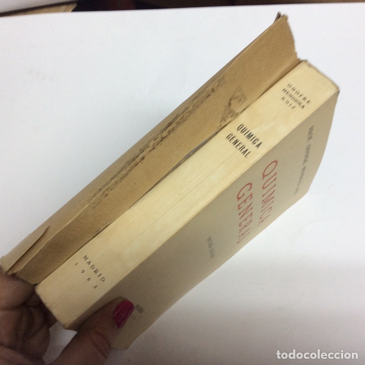 Libros: QUIMICA GENERAL, / ONOFRE MENDIOLA RUIZ -ED. 1963 - Foto 2