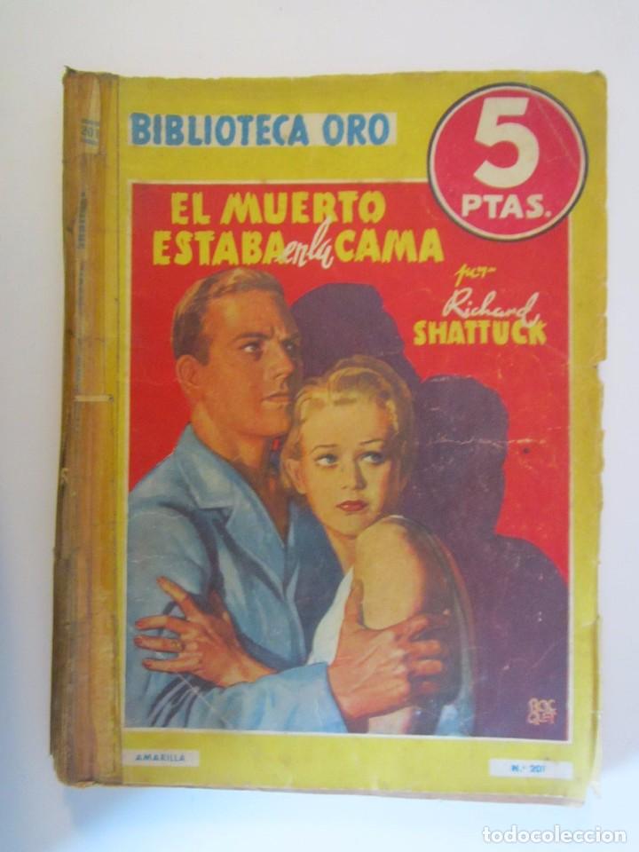 Libros: LIBRO BIBLIOTECA DE ORO EL MUERTO ESTABA EN LA CAMA 1946 - Foto 1