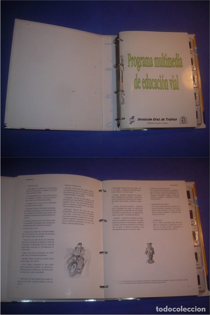 Libros: PROGRAMA MULTIMEDIA DE EDUCACI&Oacute;N VIAL. DGT DIRECCI&Oacute;N GENERAL TR&Aacute;FICO 1991. LIBRO, 80 DIAPOSITIVAS - Foto 2