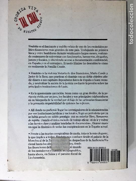 Libros: VENDETTA   de Ernesto Ekaizer  -1996 - Foto 3
