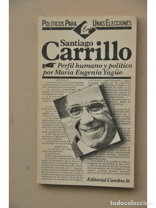 Libros: Santiago Carrillo - YAG&Uuml;E, Mar&iacute;a Eugenia - Foto 1