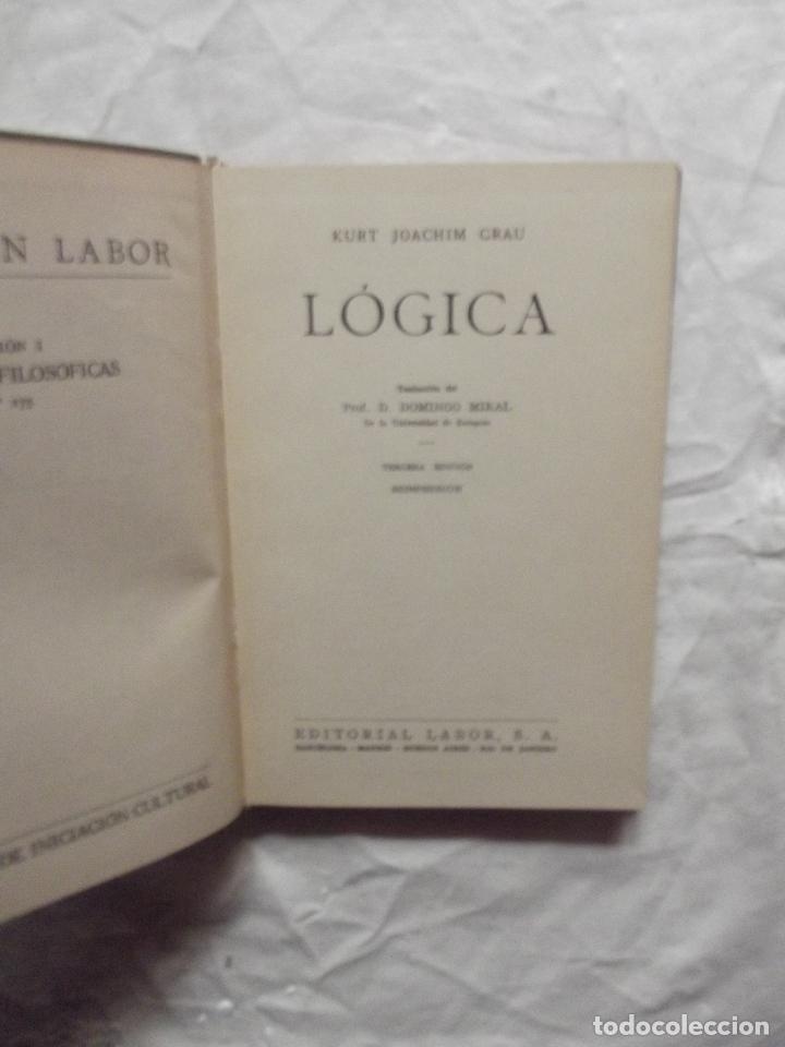 Libros: LOGICA DE KURT JOACHIM GRAU - Foto 2