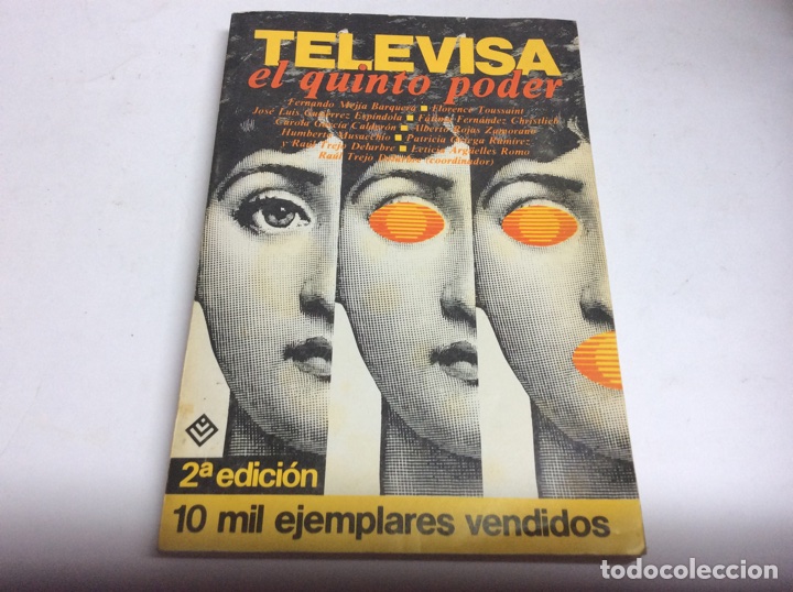 Libros: TELEVISA QUINTO PODER, - MEXICO 1987 - Foto 1