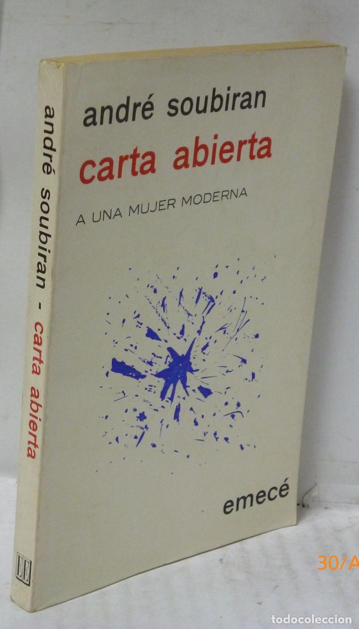 Libros: CARTA ABIERTA A UNA MUJER MODERNA - Soubiran, Andre - Foto 1