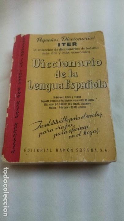 Libros: DICCIONARIO DE LA LENGUA ESPA&Ntilde;OLA SOPENA - Foto 1