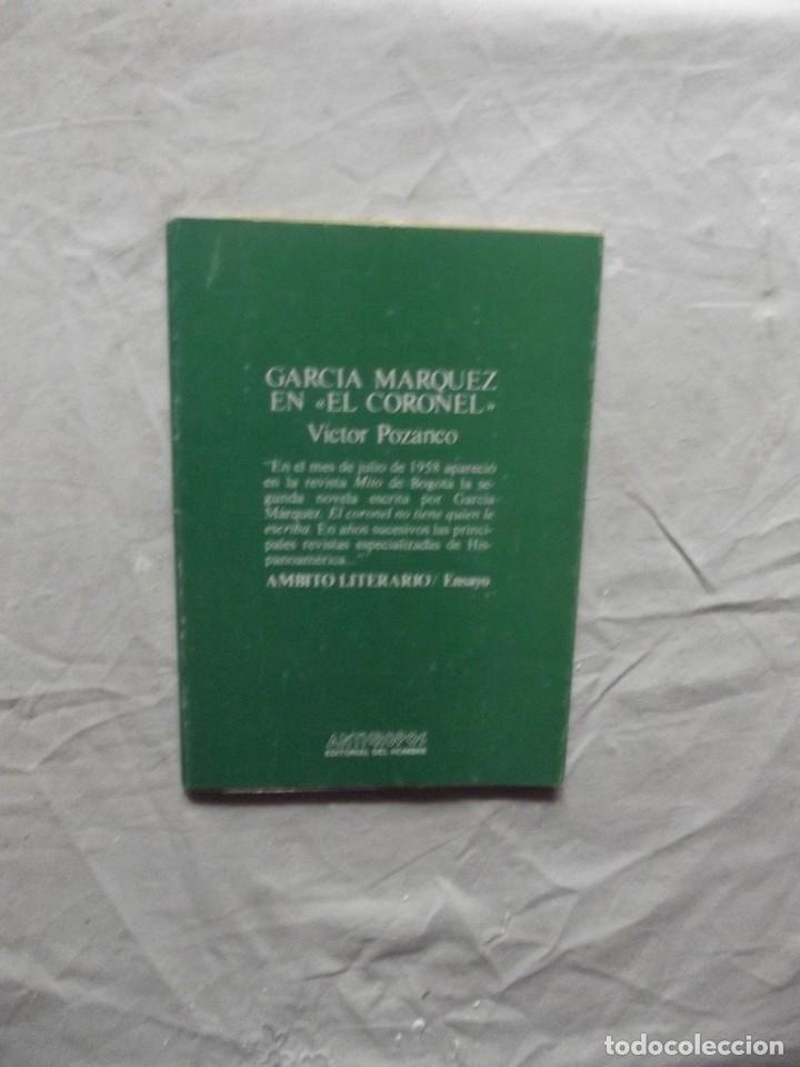 Libros: GARCIA MARQUEZ  EN EL CORONEL DE VICTOR POZANCO - Foto 1