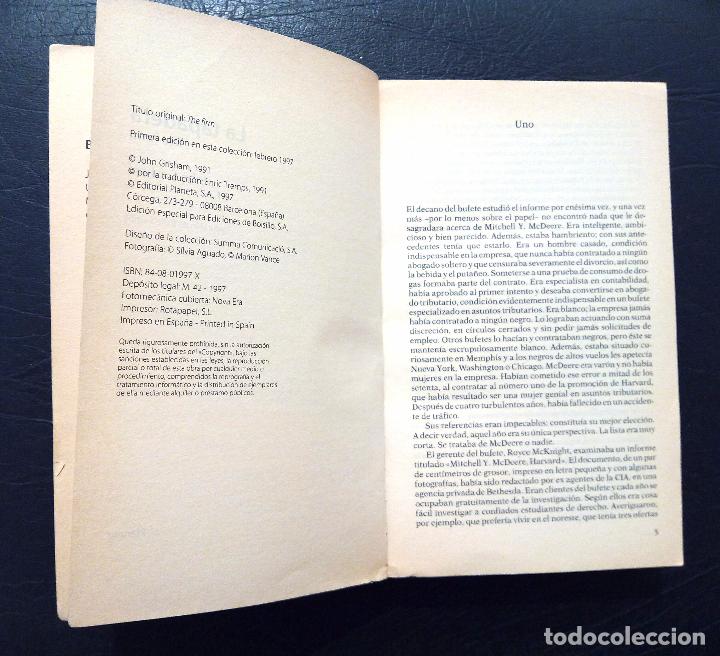 Libros: LA TAPADERA - JOHN GRISHAM - 1997. - Foto 4