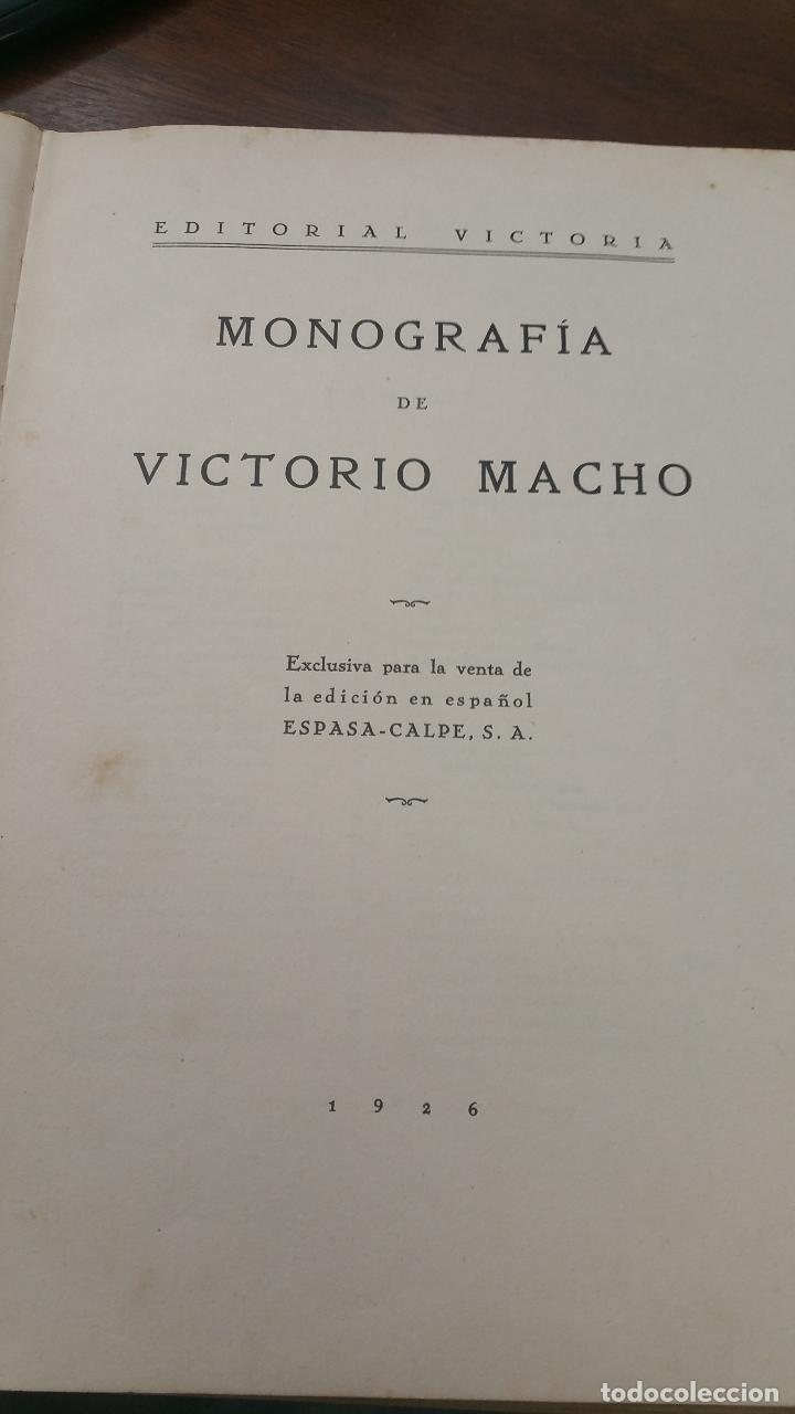 Libros: Monograf&iacute;a de Victorio Macho - Foto 1