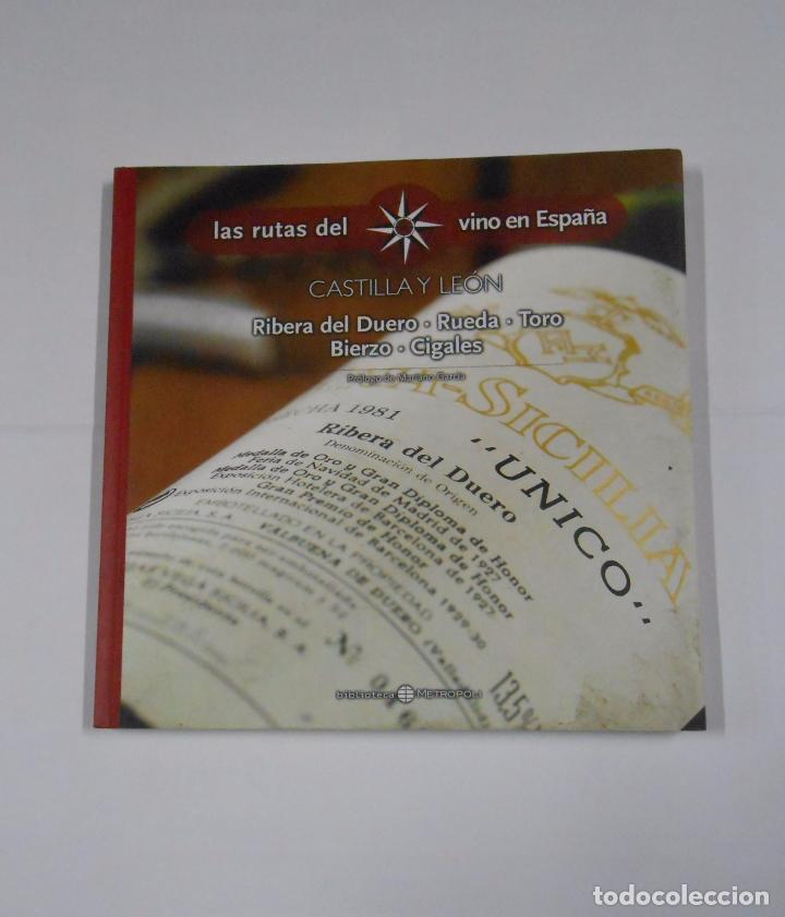 Libros: LAS RUTAS DEL VINO EN ESPA&Ntilde;A. CASTILLA Y LE&Oacute;N. TDK46 - - Foto 1