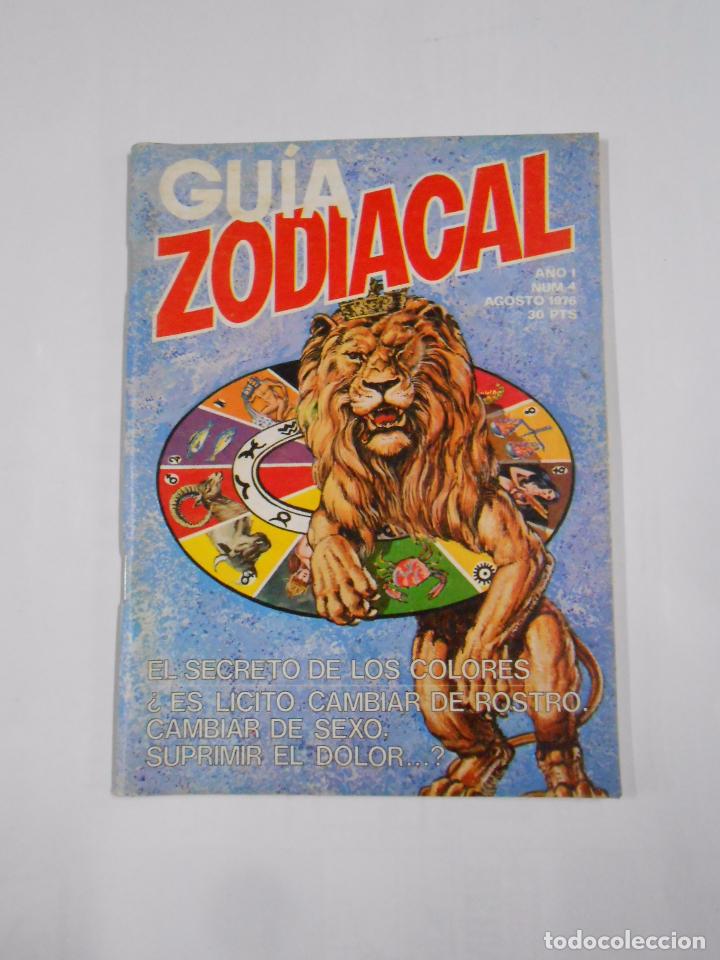 books: GUIA ZODIACAL. A&Ntilde;O 1. N&ordm; 4. AGOSTO 1976. TDK43 -