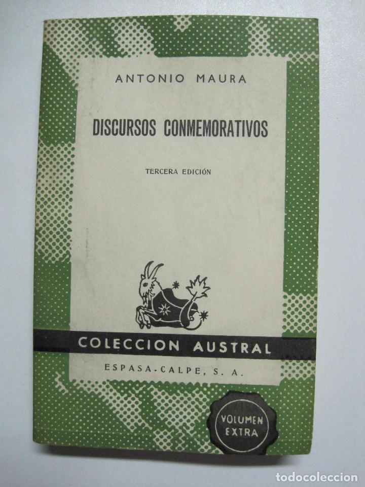 Libros: Discursos conmemorativos / Antonio Maura - Foto 1