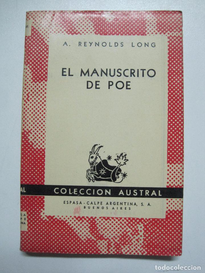 Libros: El manuscrito de Poe / A. Reynolds Long - Foto 1
