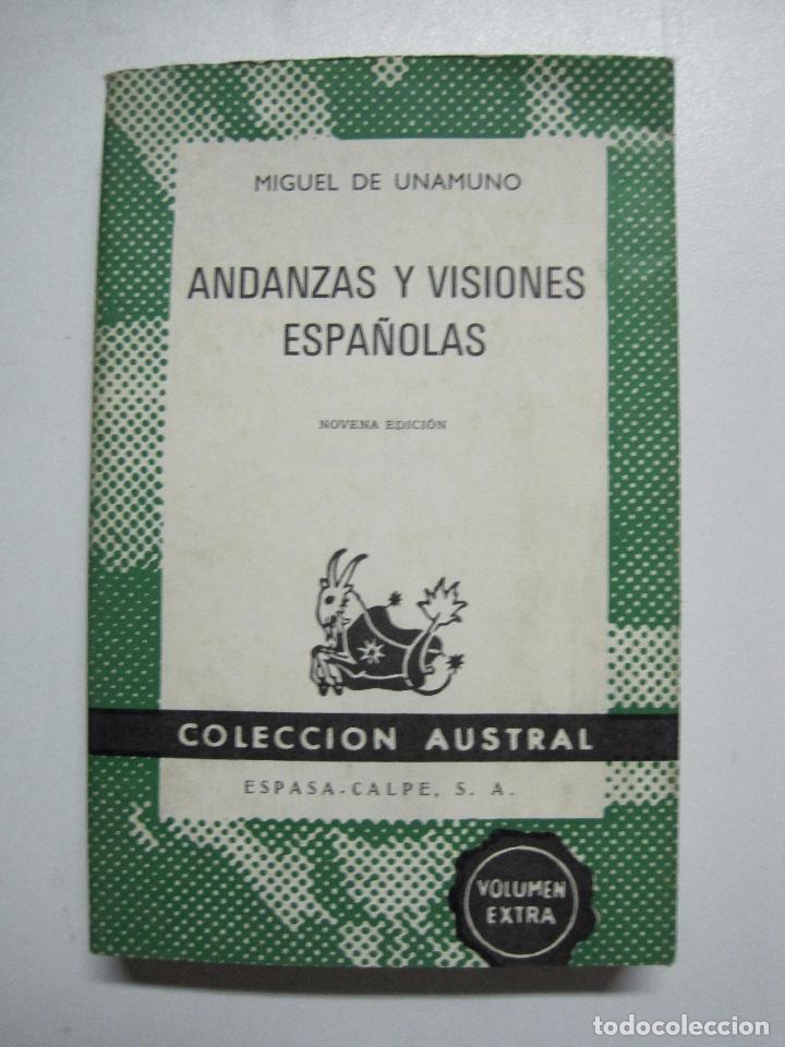Libros: Andanzas y visiones espa&ntilde;olas / Miguel de Unamuno - Foto 1