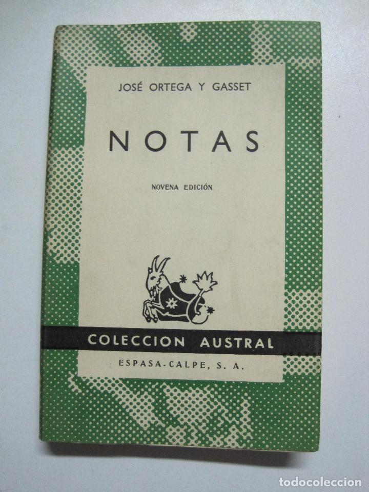 Libros: Notas / Jos&eacute; Ortega y Gasset - Foto 1