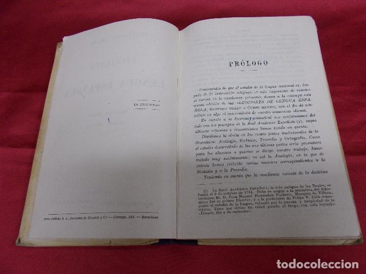 Libros: LECCIONES DE LENGUA ESPA&Ntilde;OLA. SEGUNDO GRADO. EDICIONES BRU&Ntilde;O. - Foto 3