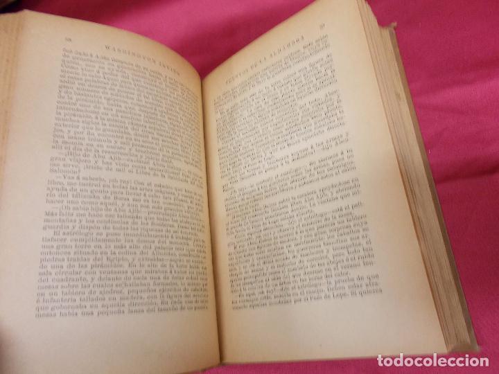 Libros: CUENTOS DE LA ALHAMBRA. WASHINGTON IRVING. EDITORIAL PROMETEO. - Foto 3