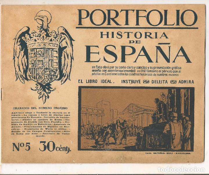 Libros: PORTFOLIO. HISTORIA DE ESPA&Ntilde;A. N&ordm; 5. (ST/C13) - Foto 1