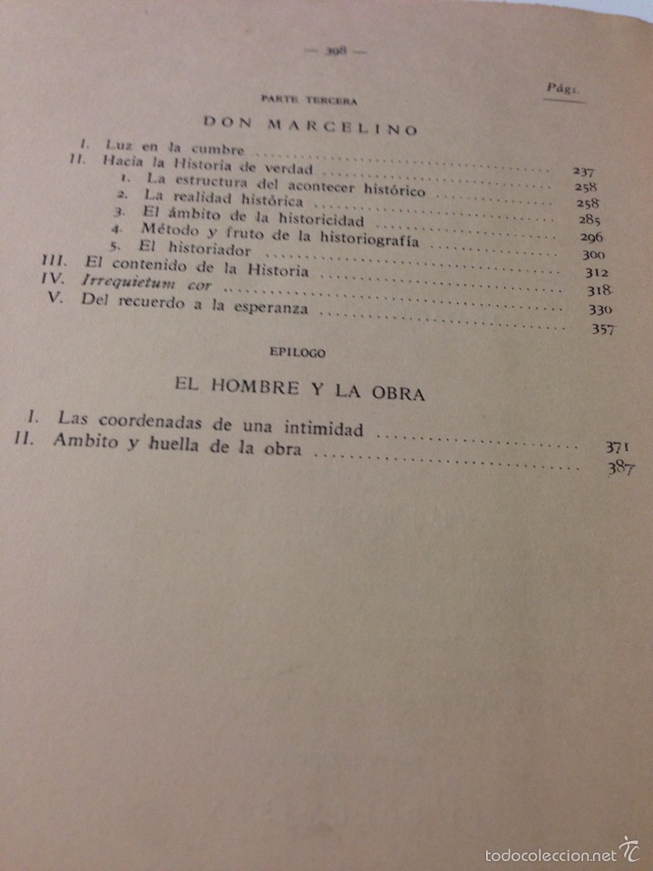 Libros: Libro Men&eacute;ndez Pelayo. Pedro Lain Entralgo. - Foto 4