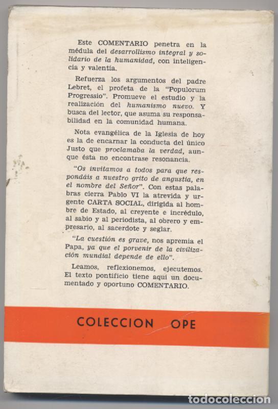 Libros: DESARROLLO DE LOS PUEBLOS-URDANOZ - Foto 2