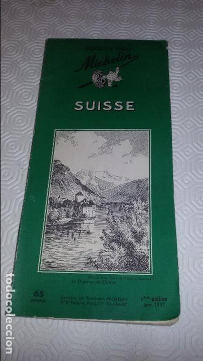 Libros: GUIA MICHELIN DE SUIZA DE 1957 EN FRANCES - Foto 1