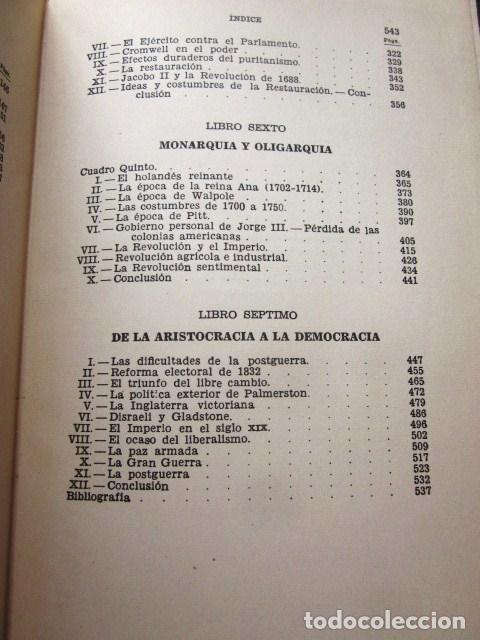 Libros: Andr&eacute; Maurois: Historia de Inglaterra, Ed. Surco, 1943 - Foto 9