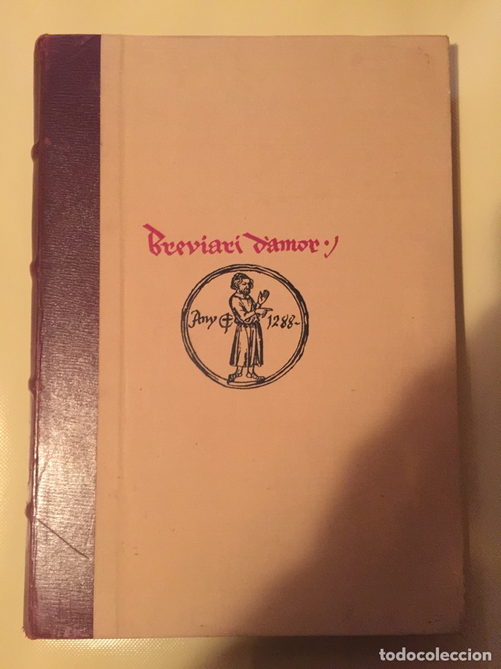 Libros: BREVIARI DAMOR. ANY 1288. EDITADO EN 1980. - Foto 1