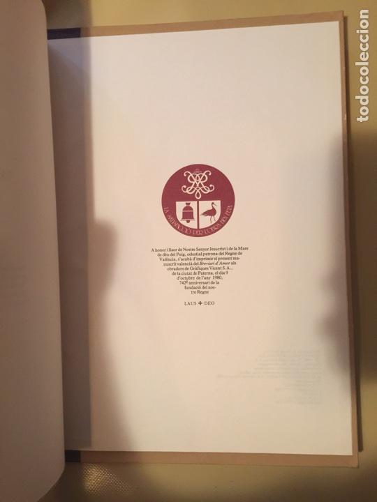 Libros: BREVIARI DAMOR. ANY 1288. EDITADO EN 1980. - Foto 4