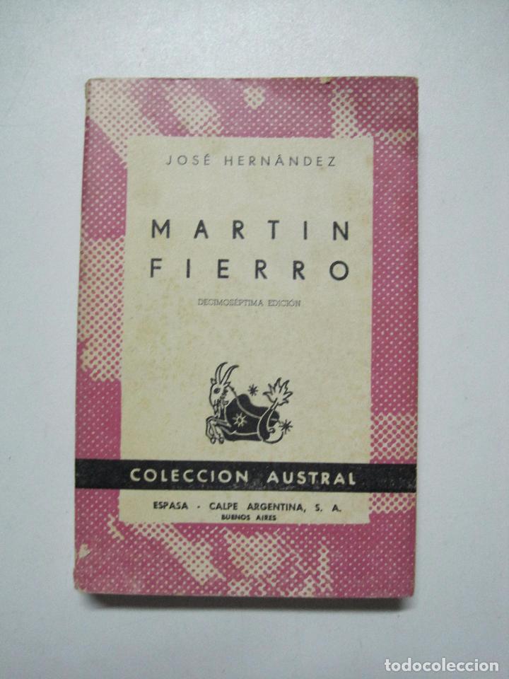 Libros: Martin Fierro / Jose Hernandez - Foto 1