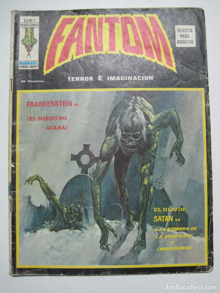 Libros: FANTOM -  V.2 N&ordm; 3 - TERROR E IMAGINACION -  EDI. VERTICE - Foto 1