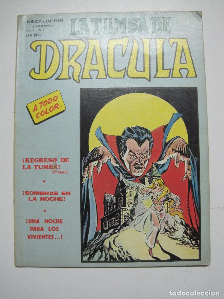 Libros: LA TUMBA DE DR&Aacute;CULA VOL.2  N&ordm; 7 -  V&Eacute;RTICE -  ESCALOFRIO - Foto 1