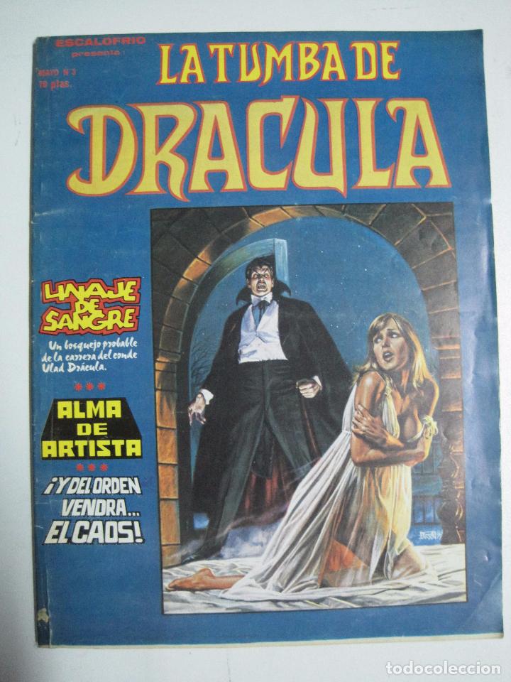 Libros: LA TUMBA DE DR&Aacute;CULA  N&ordm; 3 -  V&Eacute;RTICE -  ESCALOFRIO - Foto 1