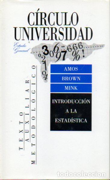 Libros: INTRODUCCI&Oacute;N A LA ESTAD&Iacute;STICA. - Foto 1