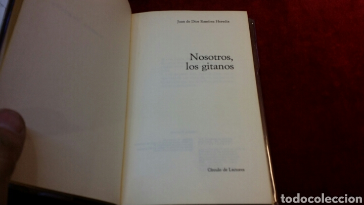 Libros: Libro nosotros los gitanos Juan de Dios Ram&iacute;rez Heredia a&ntilde;o 1973 - Foto 2