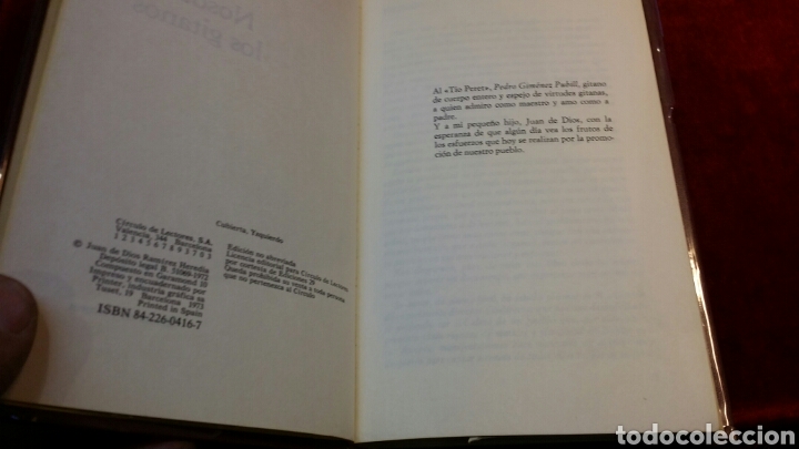 Libros: Libro nosotros los gitanos Juan de Dios Ram&iacute;rez Heredia a&ntilde;o 1973 - Foto 3
