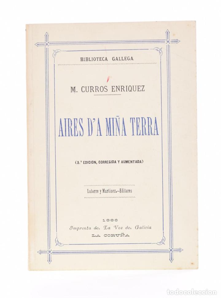 Libros: AIRES DA MI&Ntilde;A TERRA - CURROS ENR&Iacute;QUEZ, Manuel - Foto 1