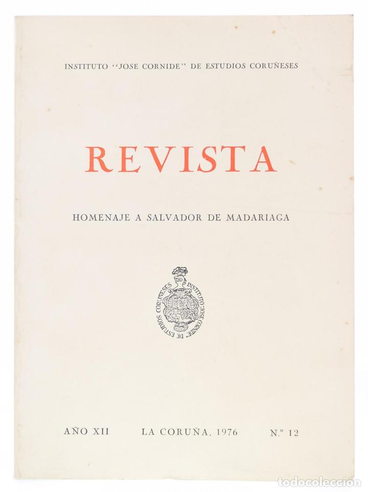 Libros: REVISTA, A&Ntilde;O XII, N.&ordm; 12. HOMENAJE A SALVADOR DE MADARIAGA - VV.AA.
