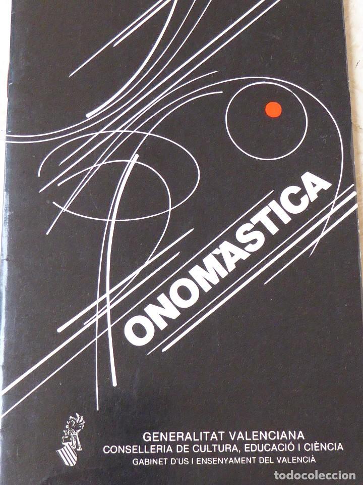 Libros: ONOM&Agrave;STICA PER A CANVIAR NOMS DE PERSONA EN CASTELL&Agrave; AL VALENCI&Agrave;