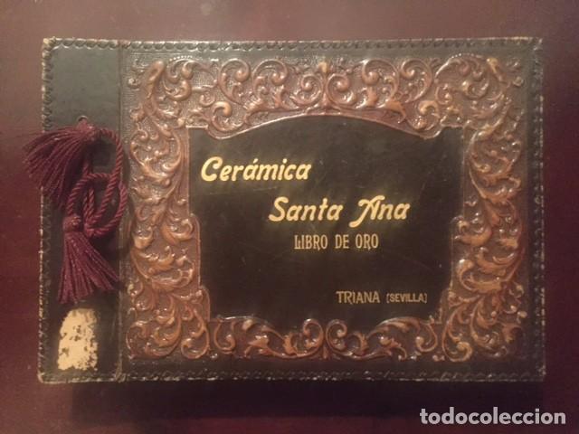 Libros: LIBRO DE ORO FIRMAS CELEBRES PIEZA DE MUSEO - Foto 2