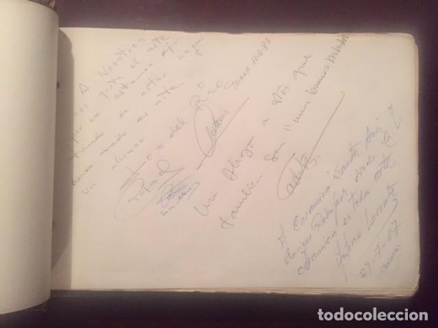 Libros: LIBRO DE ORO FIRMAS CELEBRES PIEZA DE MUSEO - Foto 8