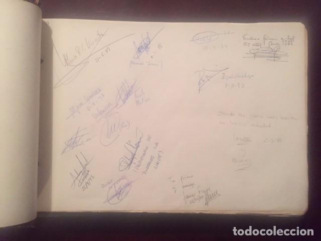 Libros: LIBRO DE ORO FIRMAS CELEBRES PIEZA DE MUSEO - Foto 9
