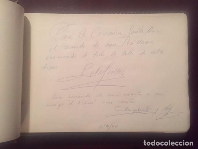 Libros: LIBRO DE ORO FIRMAS CELEBRES PIEZA DE MUSEO - Foto 14