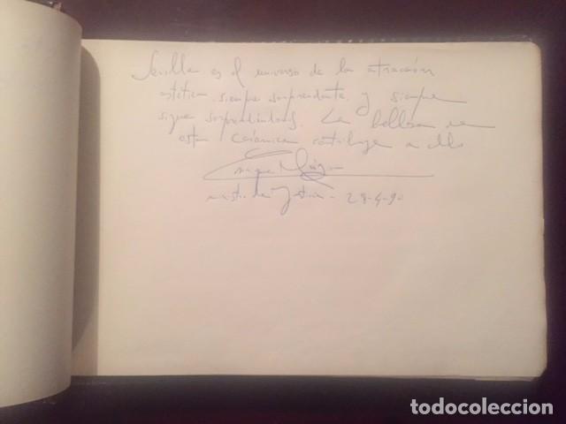 Libros: LIBRO DE ORO FIRMAS CELEBRES PIEZA DE MUSEO - Foto 17