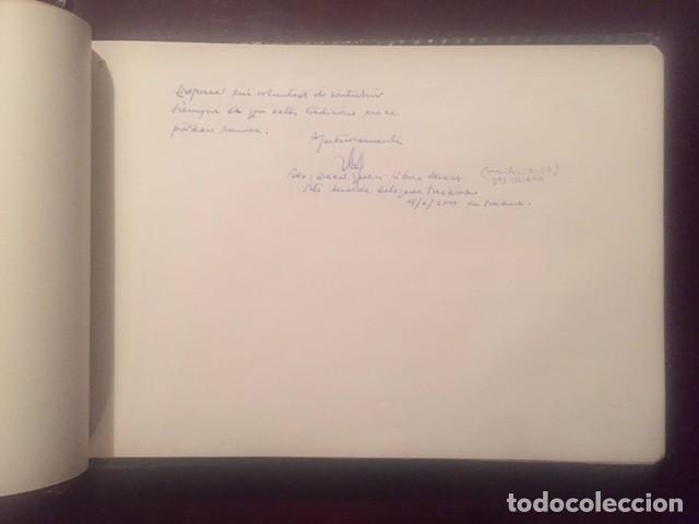 Libros: LIBRO DE ORO FIRMAS CELEBRES PIEZA DE MUSEO - Foto 22