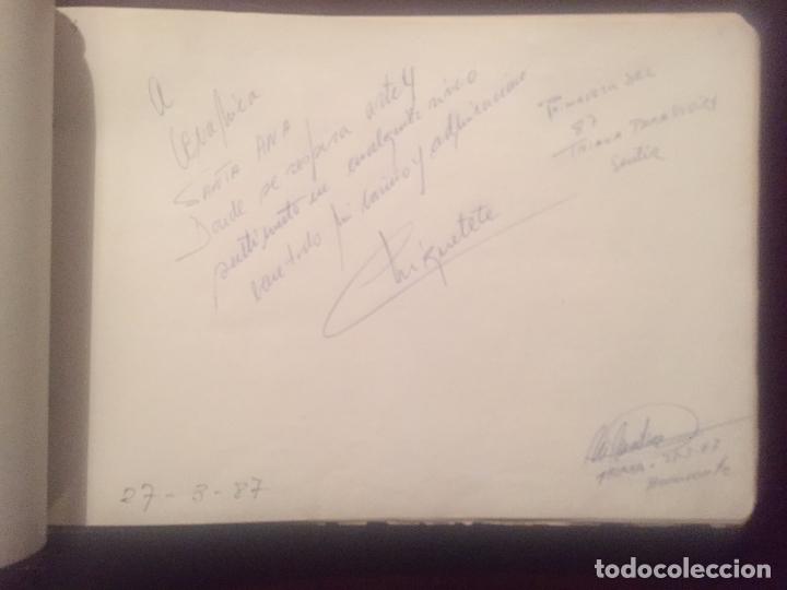 Libros: LIBRO DE ORO FIRMAS CELEBRES PIEZA DE MUSEO - Foto 27